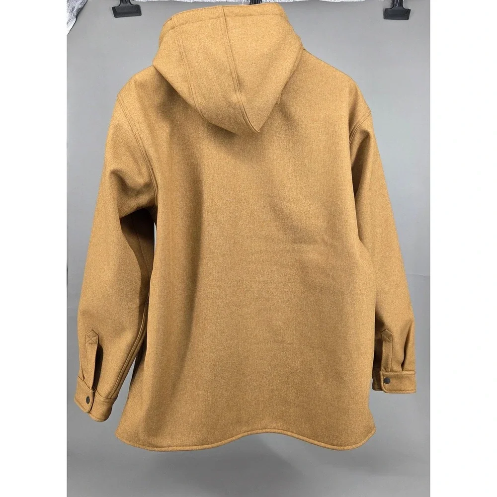 Carhartt Rain Defender Hooded Jacket Mens XL Brown Relaxed Fit Workwear Gorpcore - Picture 5 of 8